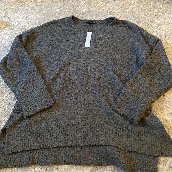 Sanctuary Dark Green Popcorn Sweater Crewneck Size XXL NEW - Picture 1 of 5